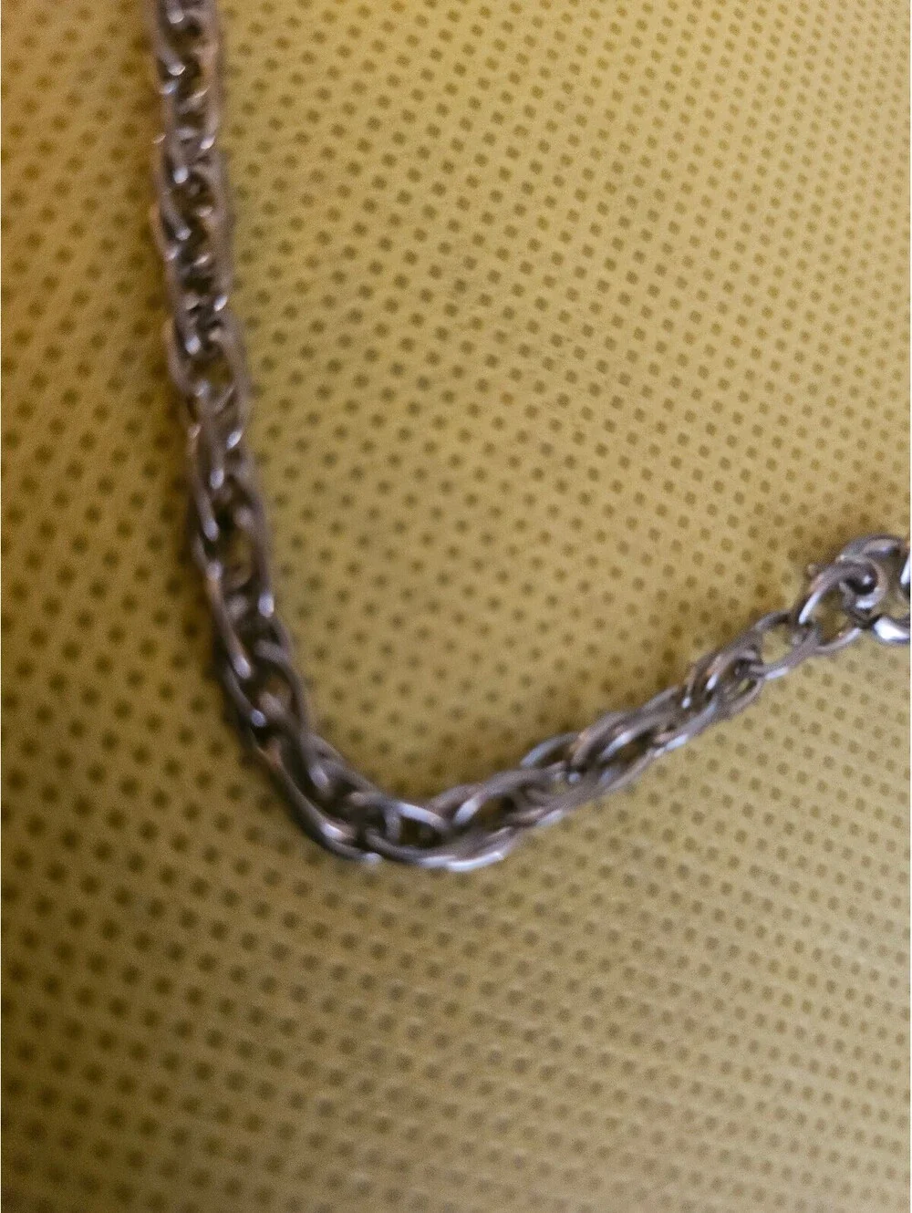Heavy chained Necklace - as-is unknown origin as shown